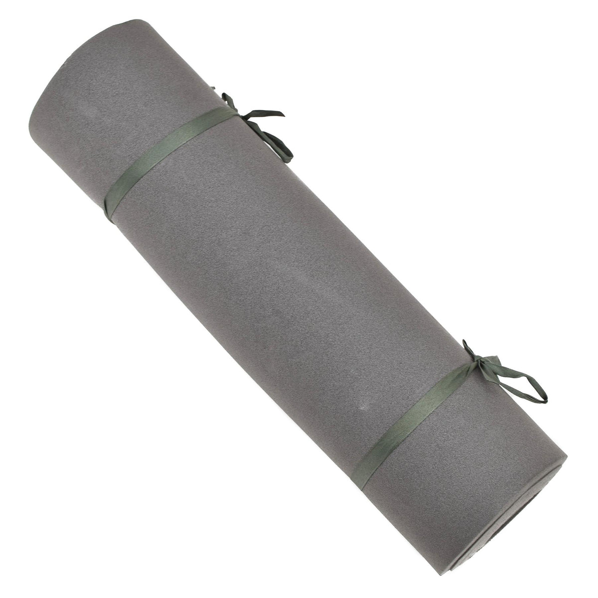 Original German Military Foam Sleeping Mat Roll-Up Camping Hiking Gray Black