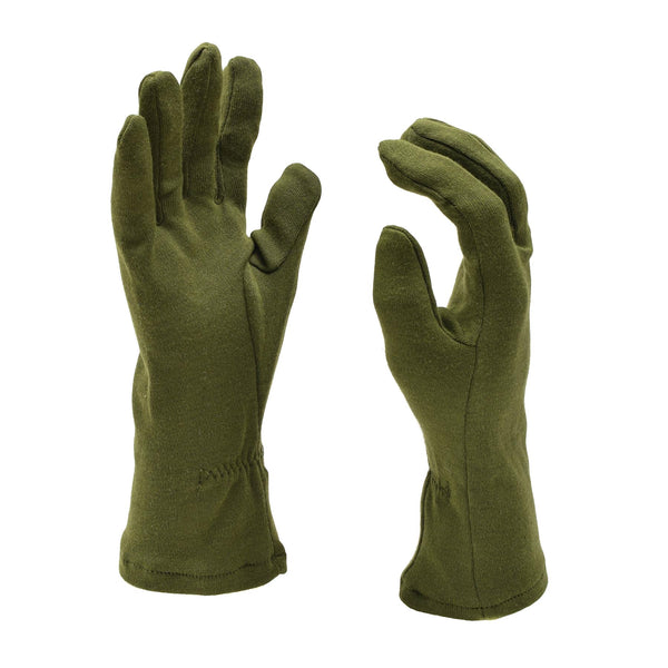 Genuine British Army gloves olive hand warmers fire resistant fiber gloves NEW
