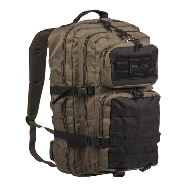 MIL-TEC U.S. Assault Ranger backpack olive black 20L hiking trekking daypack