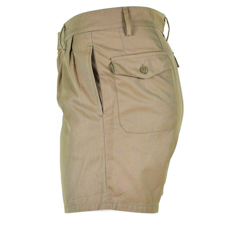 Genuine Italian army shorts Khaki Chino Military combat field bermuda BDU