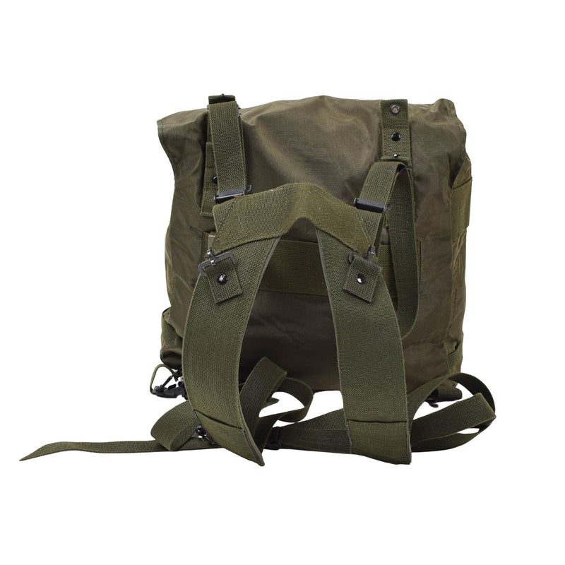 Original Austrian military tactical field bag olive coated backpack camping NEW