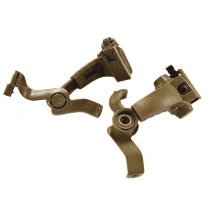EARMOR M16A ARC Helmet Rail Adapter PLUS Series Hearing Protector Coyote Brown - GoMilitar