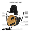 EARMOR M32 Plus Electronic Hearing Protection Headphones Tactical Olive