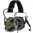 EARMOR M32 Plus Electronic Hearing Protection Headphones Tactical Olive - GoMilitar