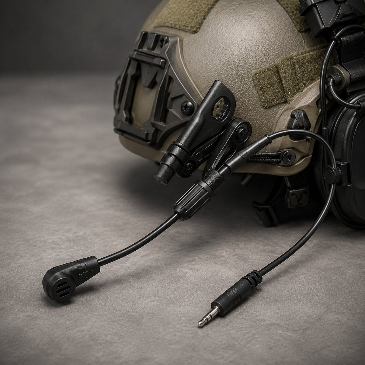 EARMOR S10D Dynamic Boom Microphone M32 M32H Tactical Headset Black