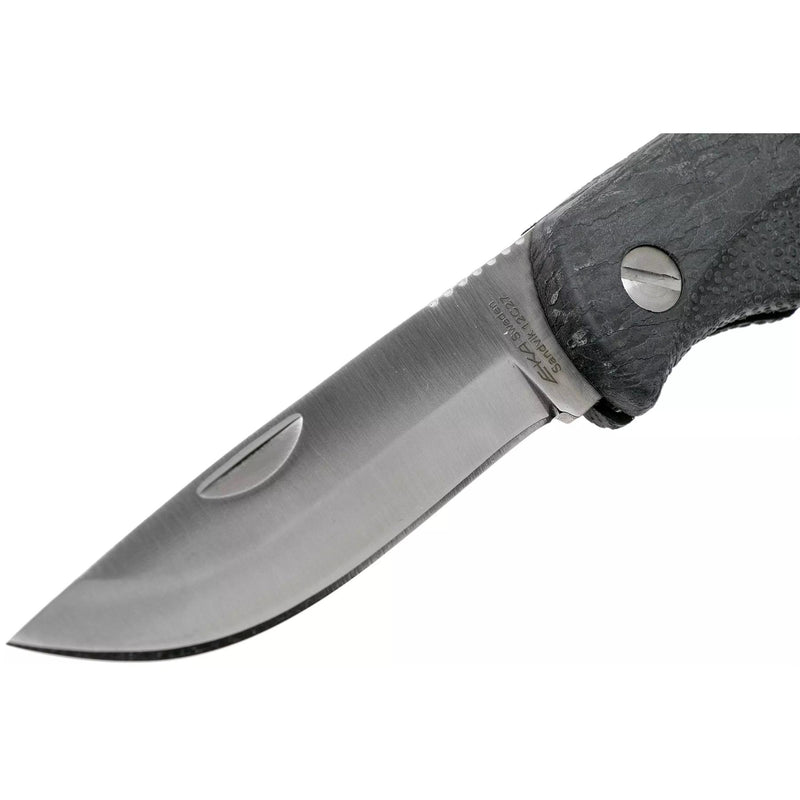 EKA Brand Swede 8 folding pocket knife drop point 57-59 HRC steel Proflex handle
