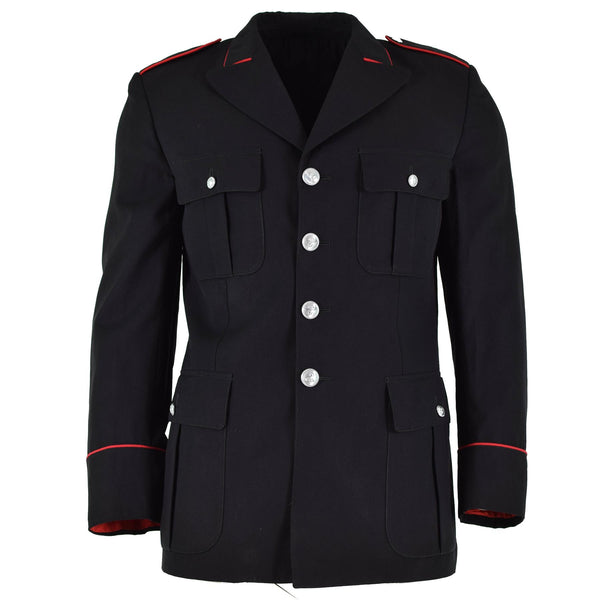 Original Italian military police jacket official officer formal black uniform