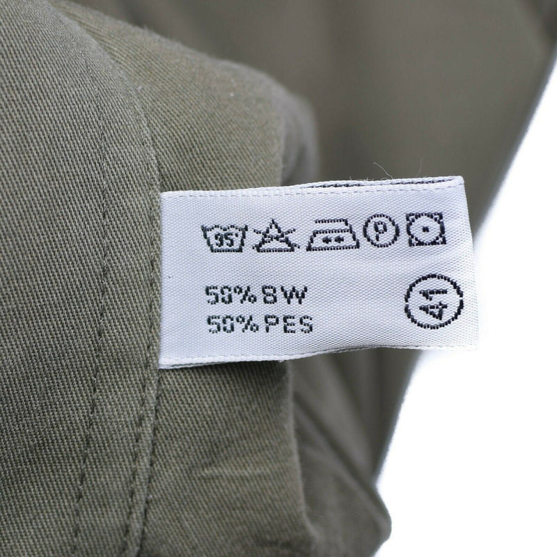 Genuine Austrian army shirt M65 O.D Military combat Short sleeve Olive BDU