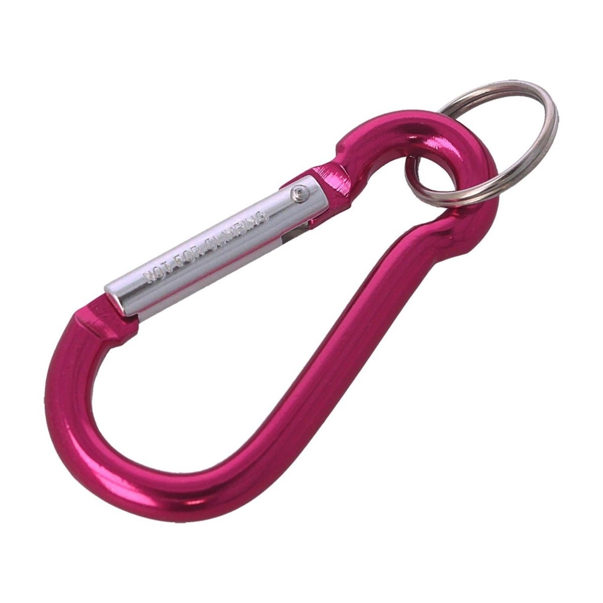 EDM Aluminum Carabiner 70mm x 7mm Lightweight Clip Hook Keychain Multicolor