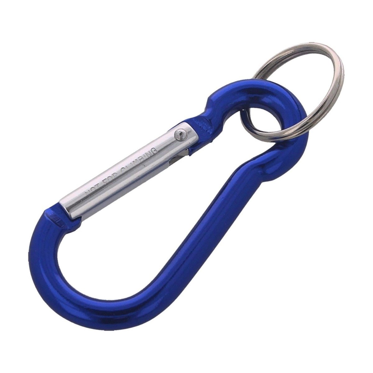EDM Aluminum Carabiner 70mm x 7mm Lightweight Clip Hook Keychain Multicolor