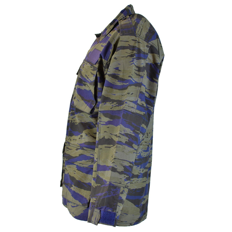 Genuine Greek military air force jacket lizard camouflage shirt fatigues BDU NEW - GoMilitar