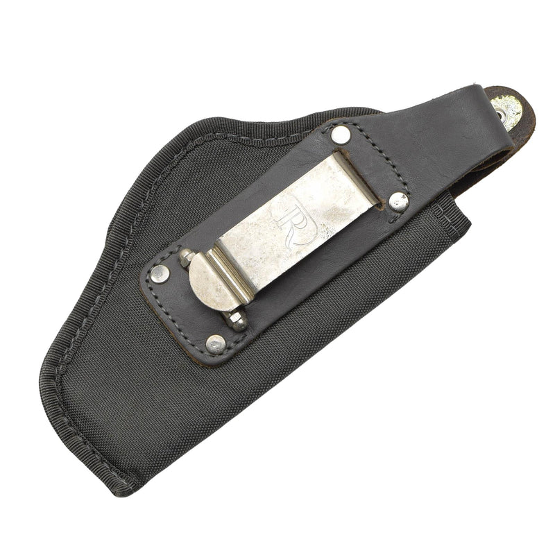 Original Italian Military Pistol Holster Snap Button Closure Nylon Gray New
