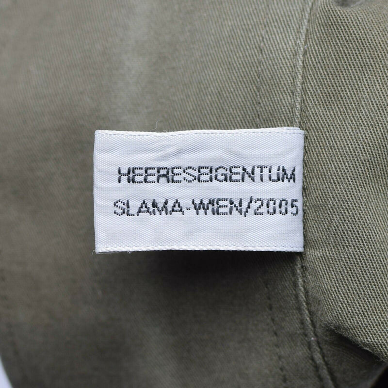 Genuine Austrian army shirt M65 O.D Military combat Short sleeve Olive BDU