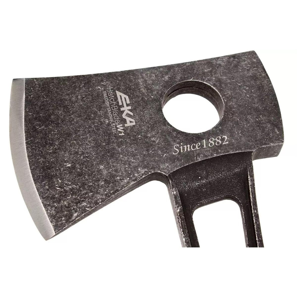 EKA Brand EKA HatchBlade W1 hand axe lightweight black G10 handle 12C27 steel