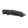 EKA Brand Swede 9 folding knife 57 HRC 12C27 steel fire starter black handle