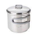 ESBIT Solid Fuel Cooking Set Lightweight Stand 585ml Stainless Steel Pot - GoMilitar
