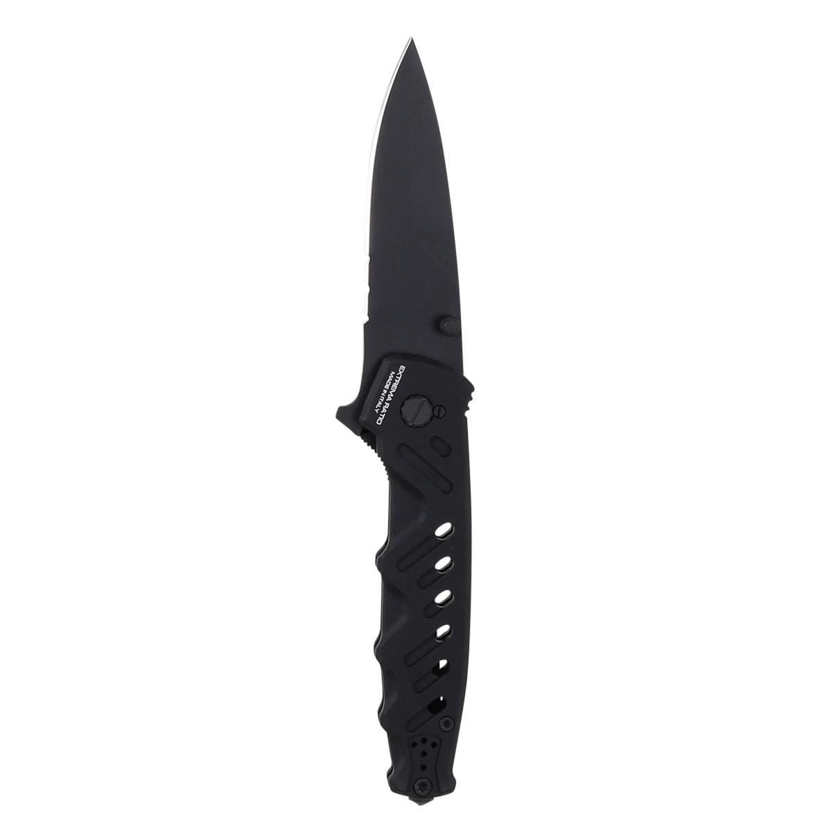 Extrema Ratio CAIMANO NERO folding knife pocket glass breaker N690 steel 58HRC