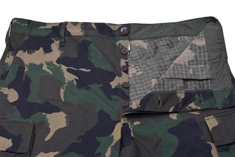 Original Hungarian Military summer field pants M1990 woodland camo ripstop NEW