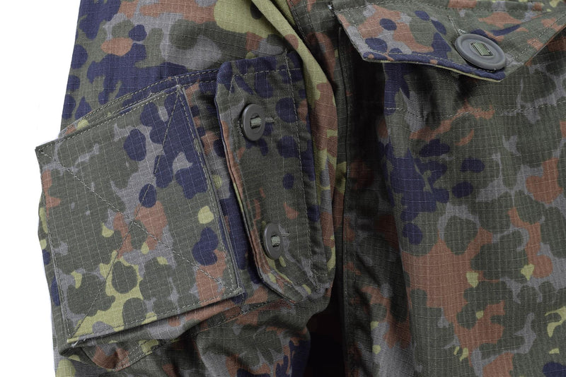 TACGEAR Brand German Military style field jacket commando troops flecktarn camo