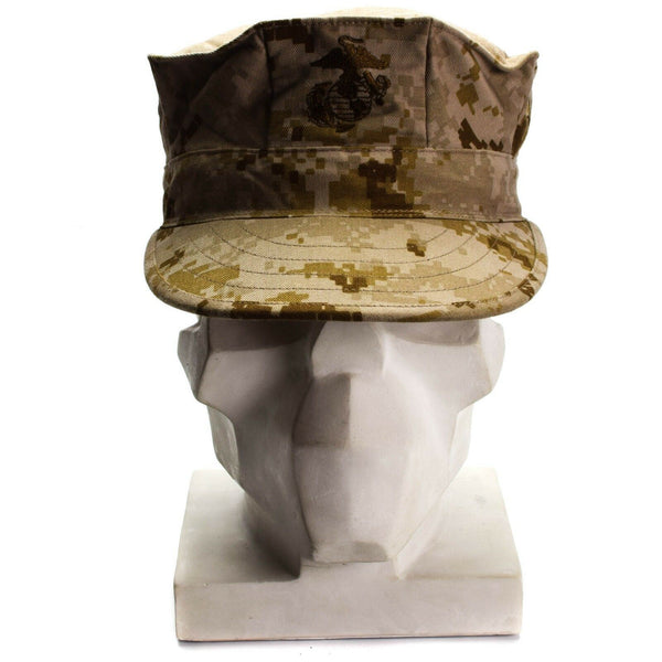 Genuine U.S army garrison cap MARPAT MC DESERT field military hat BDU patrol