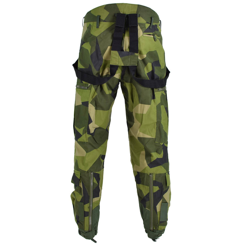 Original Swedish thermal tanker pants m90 splinter camouflage BDU trousers NEW