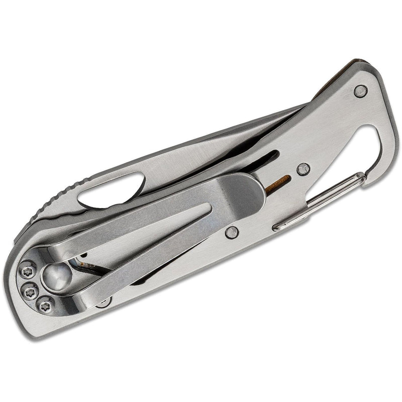 Fox Knives Brand folding pocket knife wood handle satin coated 440 stainless steel