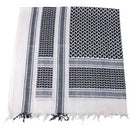 MFH Shemagh Scarf Classic Tactical Cotton Desert Wrap Black White