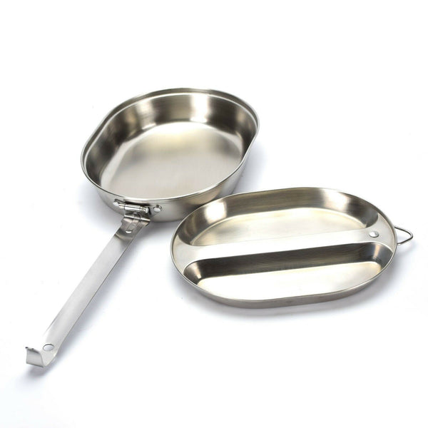 US Army mess kit stainless steel military mess tins US style eating utensils NEW