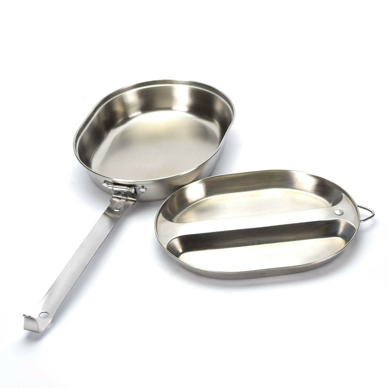 US Army mess kit stainless steel military mess tins US style eating utensils NEW