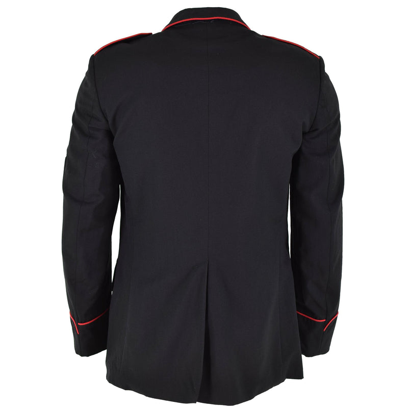 Original Italian military police jacket official officer formal black uniform