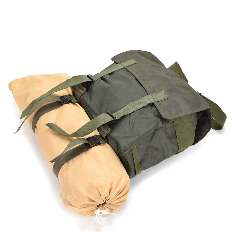 Original Austrian army combat day pack military issue bag haversack olive