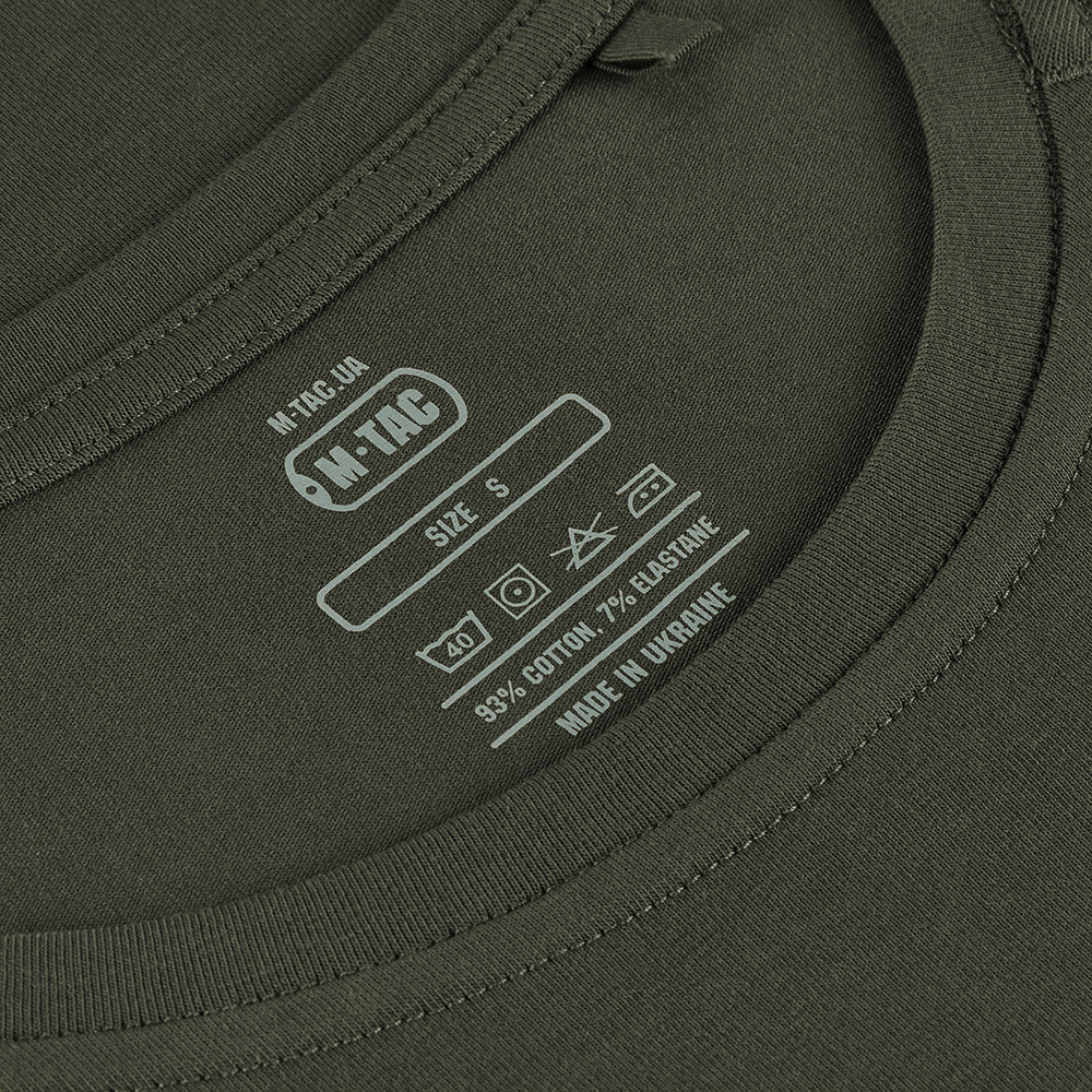 M-Tac 93/7 Summer Comfort Fit T-Shirt Lightweight Stretch Cotton Army Olive