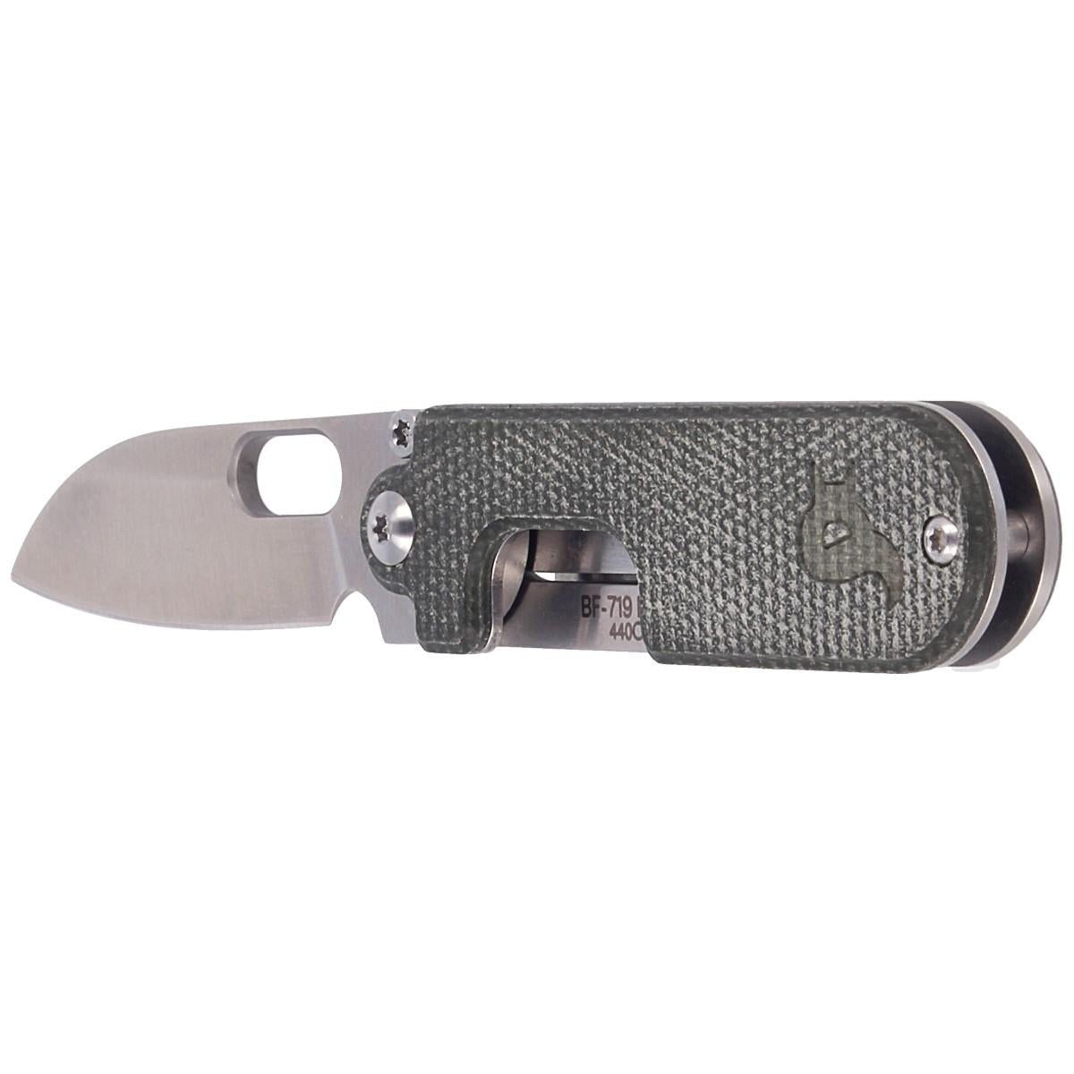 Fox Knives Brand BEAN GEN2 folding pocket knife satin coated 440C stainless steel