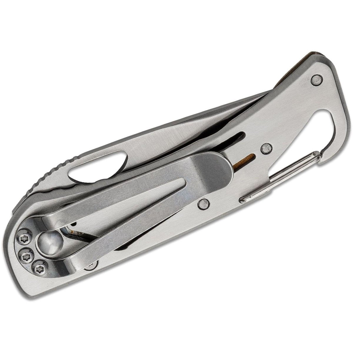 Fox Knives Brand folding pocket knife wood handle satin coated 440 stainless steel