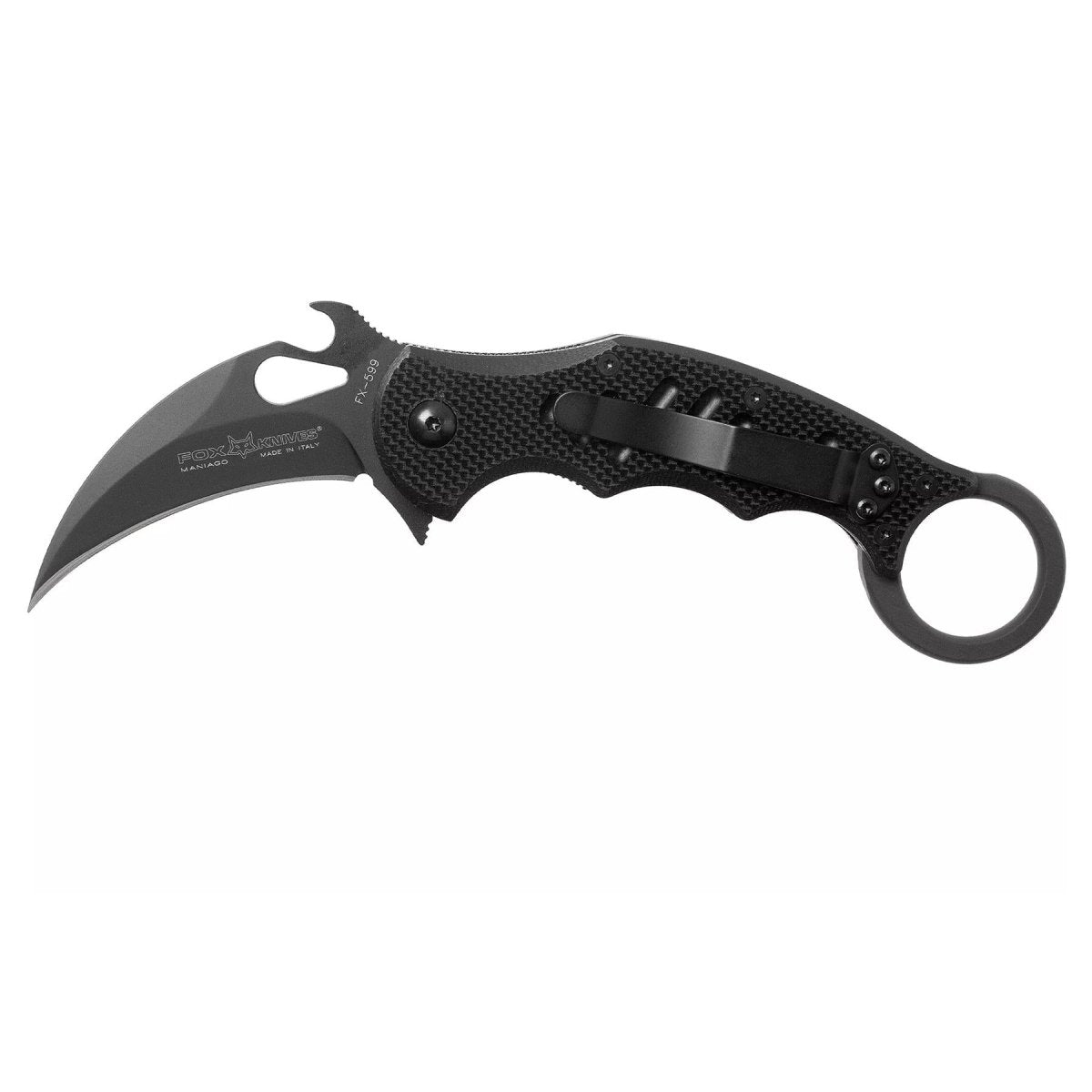 Fox Knives FX-599 FKMD mini karambit knife folding Bohler N690Co steel blade