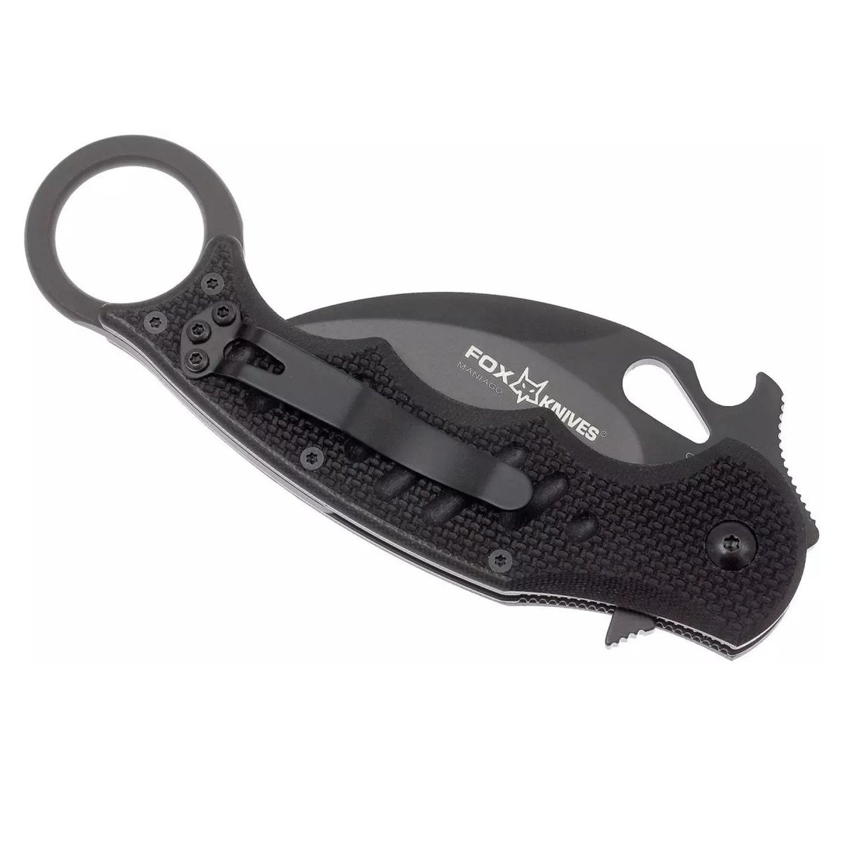 Fox Knives Karambit FX-479 folding mini knife N690C steel black hydroglider blade