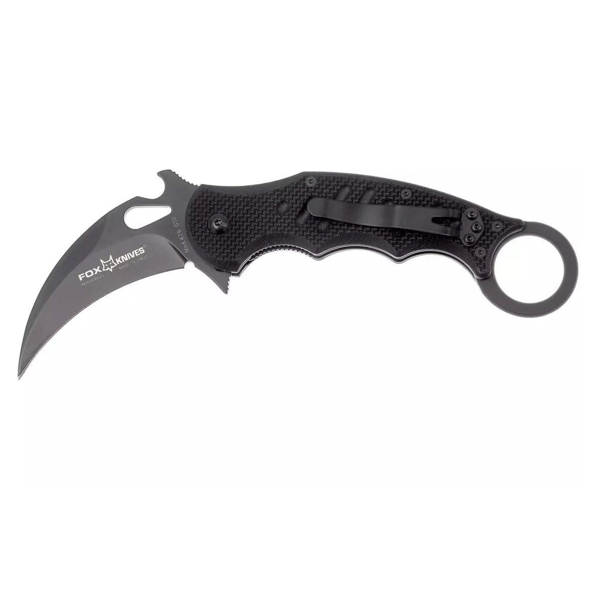 Fox Knives Karambit FX-479 folding mini knife N690C steel black hydroglider blade