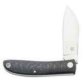 Fox Knives LIVRI Pocket knife folding Sheepsfoot shape 61 HRC M390 steel carbon