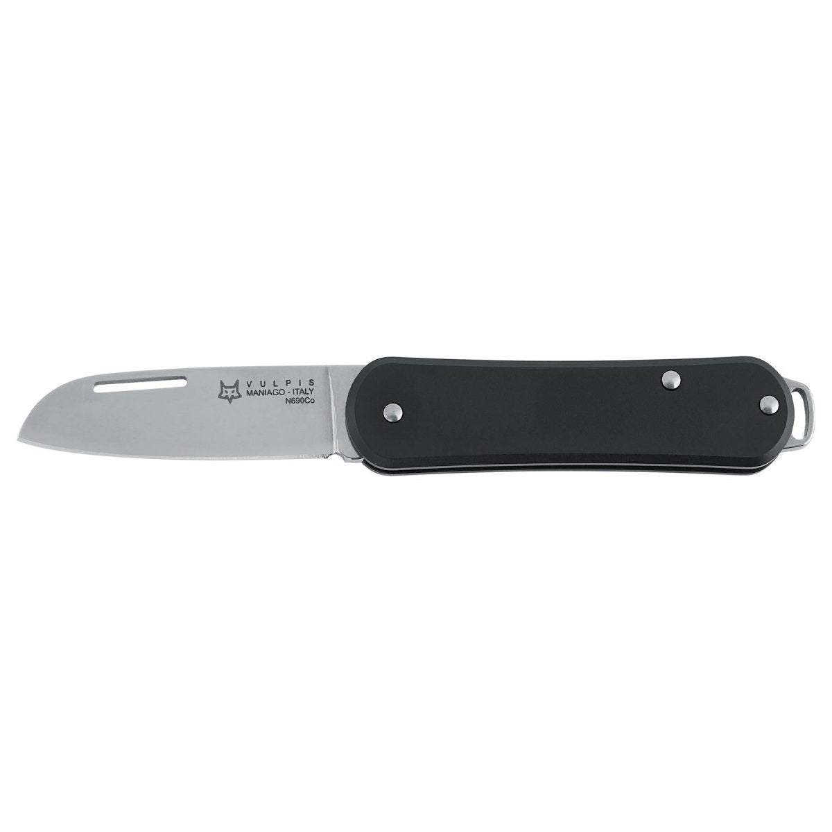 Fox Knives VULPIS FX-VP108 BK Folding Pocket Knife Stainless Steel N690Co Black