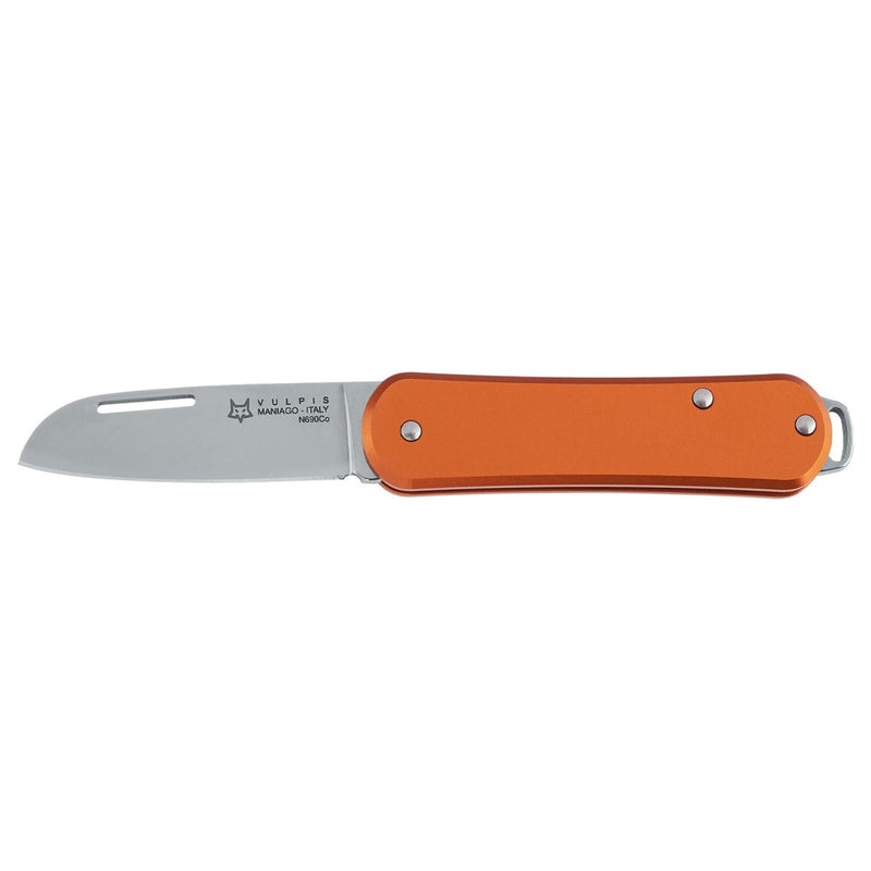 Fox Knives VULPIS FX - VP108 OR Folding Pocket Knife Stainless Steel N690Co Orange - GoMilitar
