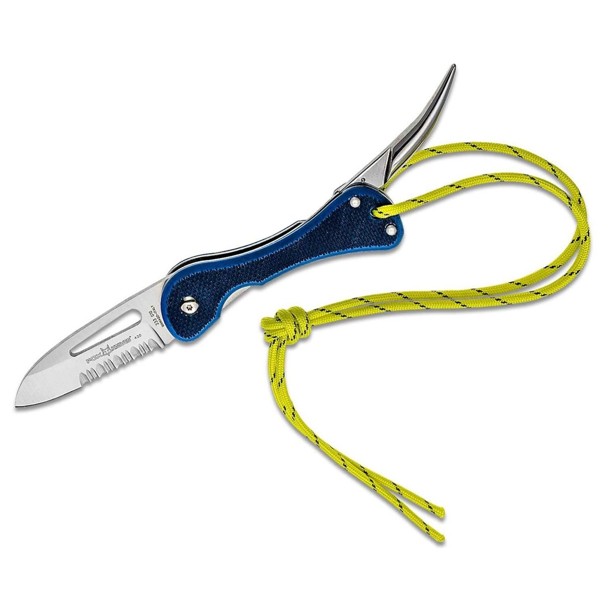 Fox Knives SAILING folding knife compact sailor companion 420C stainless steel