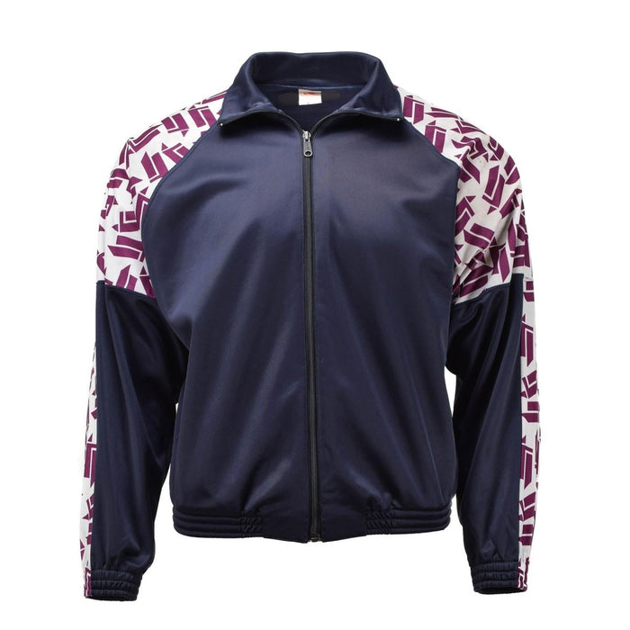 French Military school sports jacket 90s retro vintage striped hiking sportswear - GoMilitar