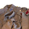 Genuine Austrian army coat trenchcoat military issue long grey jacket