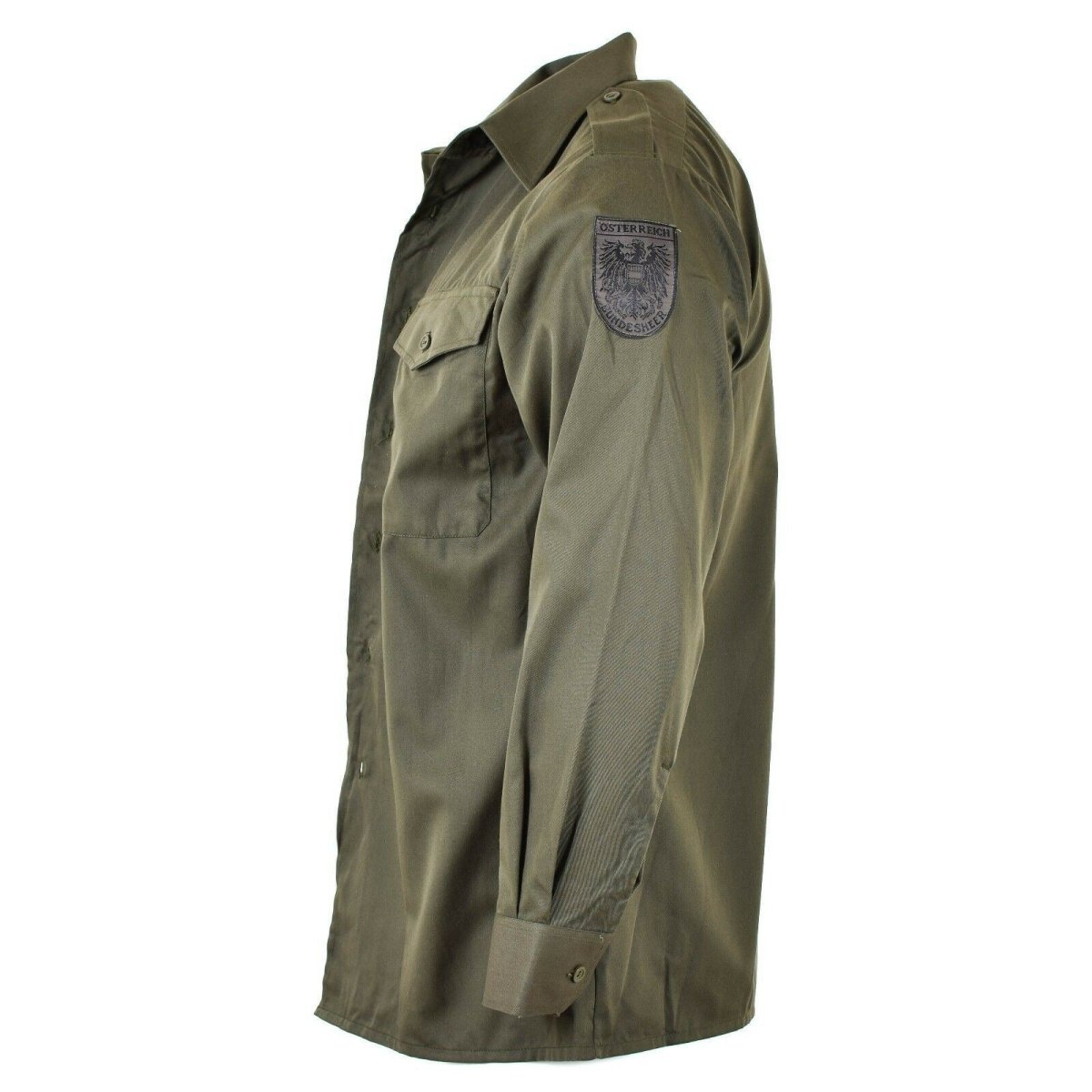 Genuine Austrian army shirt M65 O.D Military combat long sleeve Olive BDU NEW