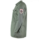 Genuine Austrian army shirt OD olive Military combat long sleeve tropic BDU NEW - GoMilitar