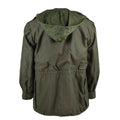 Genuine Belgian army field jacket M64 military cotton waterproof parka Olive NEW