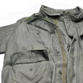 Genuine Belgian army field jacket M64 military cotton waterproof parka Olive OD