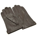 Genuine Belgian army  gloves leather black brown military full finger surplus