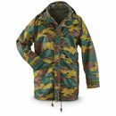 waterproof military jacket rain coat in jigsaw belgium camouflage
