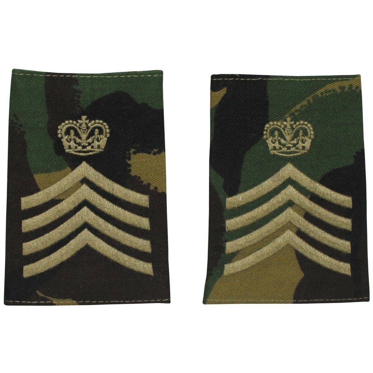 Major epaulets Genuine British army Shoulder loops Cloth MAJOR - GoMilitar